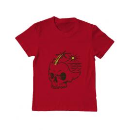 Tricou adler copil skull island rosu