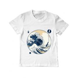 Tricou adler copil the great wave off sound alb
