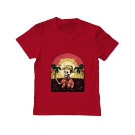 Tricou adler copil welcome to my paradise rosu