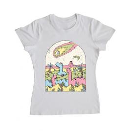 Tricou adler dama asteroid alb
