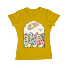 Tricou adler dama asteroid galben