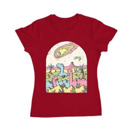 Tricou adler dama asteroid rosu