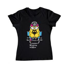Tricou adler dama breaking minion negru