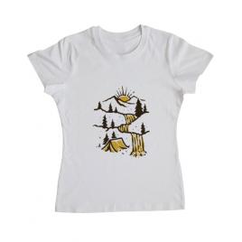 Tricou adler dama hidden paradise alb