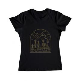 Tricou adler dama into the mountain negru