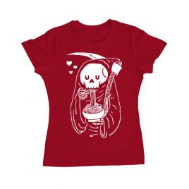 Tricou adler dama ramen reaper rosu