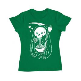Tricou adler dama ramen reaper verde mediu