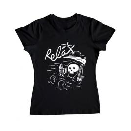 Tricou adler dama relax negru
