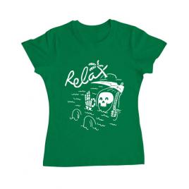 Tricou adler dama relax verde mediu