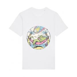Tricou stanley stella barbat asteroid day alb