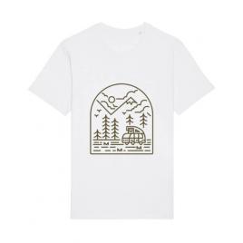 Tricou stanley stella barbat into the mountain alb