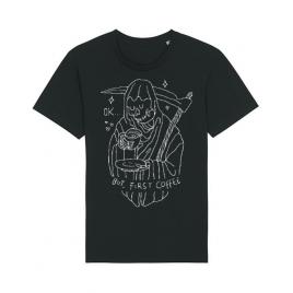 Tricou stanley stella barbat ok but first coffee negru