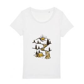 Tricou stanley stella dama hidden paradise alb