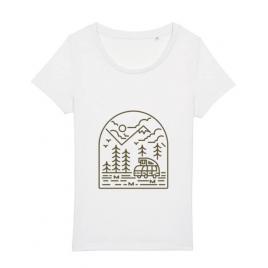 Tricou stanley stella dama into the mountain alb