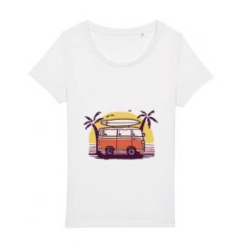 Tricou stanley stella dama sunset van alb