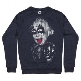 Bluza adler barbat albert rockeinstein denim inchis