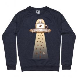 Bluza adler barbat alien coffee invasion denim inchis