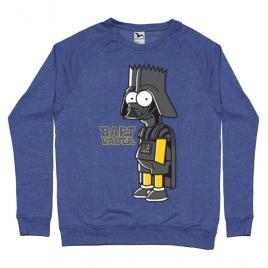Bluza adler barbat bart vader albastru melanj