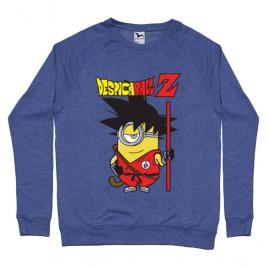 Bluza adler barbat despicaball z son goku albastru melanj