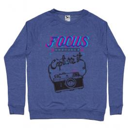 Bluza adler barbat focus and than capture it albastru melanj