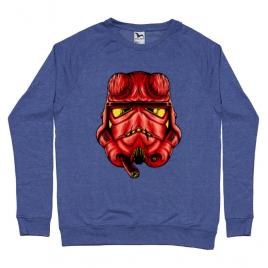 Bluza adler barbat helltrooperboy albastru melanj
