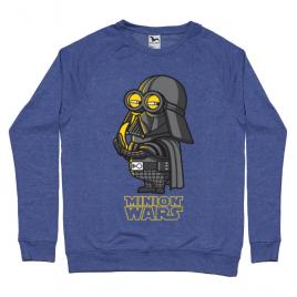 Bluza adler barbat minion wars albastru melanj