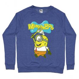 Bluza adler barbat minionbob albastru melanj