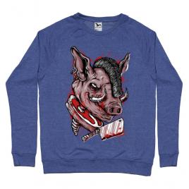 Bluza adler barbat pig saw albastru melanj