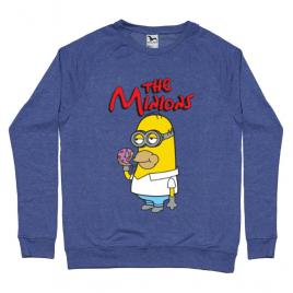 Bluza adler barbat the minions albastru melanj