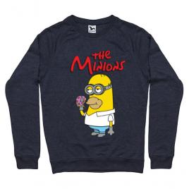 Bluza adler barbat the minions denim inchis