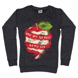 Bluza adler dama you are the apple of my eye negru melanj