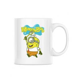 Cana personalizata minionbob alb