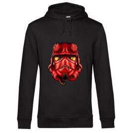 Hoodie barbat cu gluga helltrooperboy negru