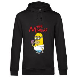 Hoodie barbat cu gluga the minions negru