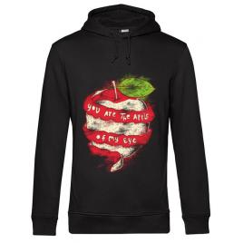 Hoodie barbat cu gluga you are the apple of my eye negru