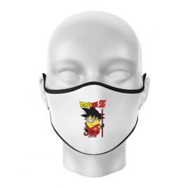 Masca personalizata reutilizabila despicaball z son goku alb