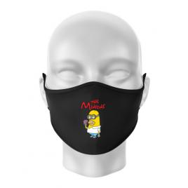 Masca personalizata reutilizabila the minions negru