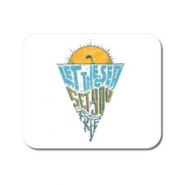 Mousepad personalizat let the sea, set you free alb