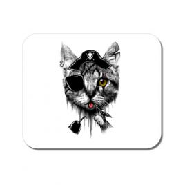 Mousepad personalizat piratecat alb