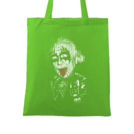 Sacosa din panza albert rockeinstein verde mar