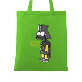 Sacosa din panza bart vader verde mar