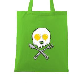 Sacosa din panza eggskull verde mar