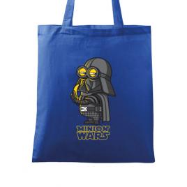 Sacosa din panza minion wars albastru regal