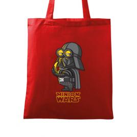 Sacosa din panza minion wars rosu