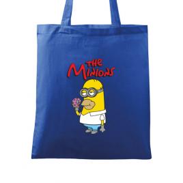 Sacosa din panza the minions albastru regal