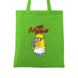 Sacosa din panza the minions verde mar