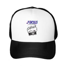 Sapca personalizata focus and than capture it alb