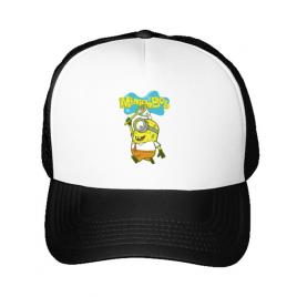 Sapca personalizata minionbob alb