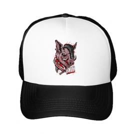 Sapca personalizata pig saw alb