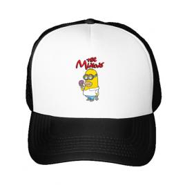 Sapca personalizata the minions alb
